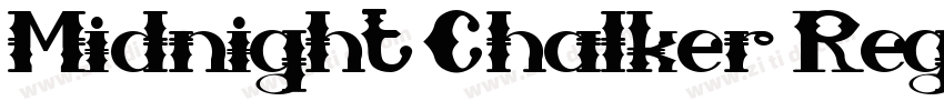 Midnight Chalker Reg字体转换
